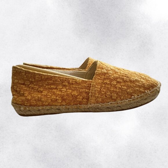 Mustard Yellow Slip-On Espadrilles (9) - Picture 2 of 8